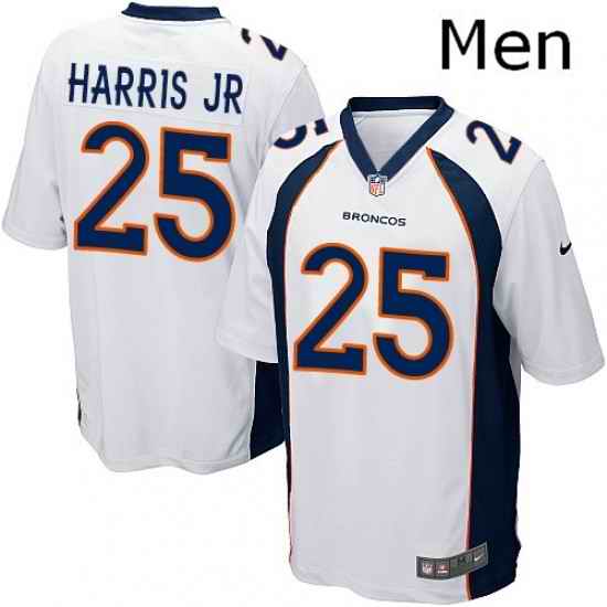 Men Nike Denver Broncos 25 Chris Harris Jr Game White NFL Jersey